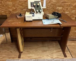 Serger Machine and Table