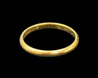 14k Gold Wedding Band 1.48g