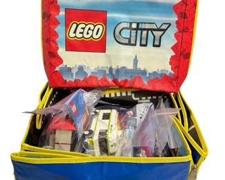 Lego City Play Mat Bag W Legos