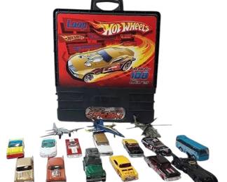 Hot Wheels Matchbox Cars With Carrying Case