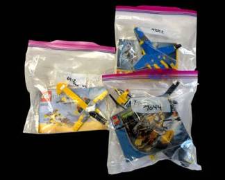 LEGO 7044 Rescue Chopper, 4882 Speed Wings, Creator 6912 Super Soarer Partial Set