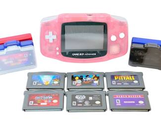 Game Boy Advance Model AGB001 With Games No Cord, Untested