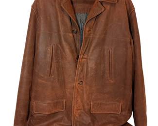 Roundtree And Yorke Leather Jacket Large