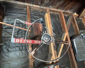 old Ford steering wheel...