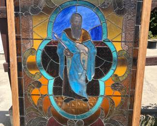 European early 1900s Spain
Stained glass. St. Joseph