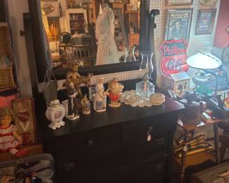 Antique dresser with mirror