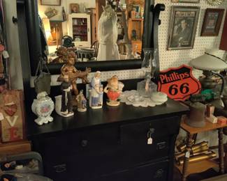 Dresser with mirror