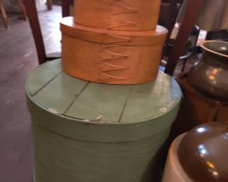 Antique pantry boxes