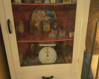 Antique dental cabinet