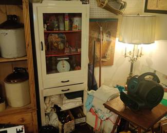 Antique dental cabinet