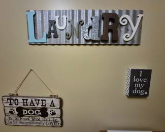 Laundry room.