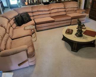 Sectional sleeper sofa with 2 end recliners.
Perfect Condition.
Stimson Furniture 