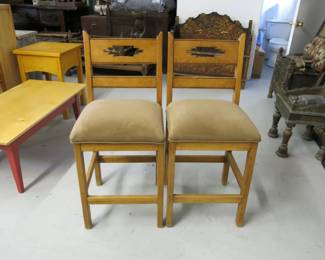 Southwestern Upholstered Bar Stools