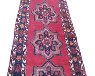 Red Turkish Runner Rug