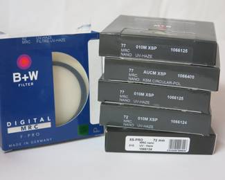B+W Digital MRC nano Filter Lot of 6