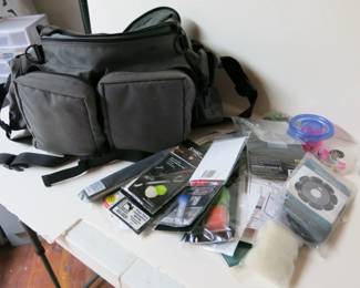 Abel's Fishing Tackle Bag with Misc. Tackle