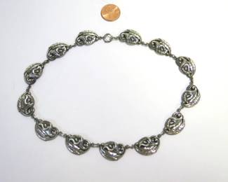 Danecraft Sterling Calla Lily Choker