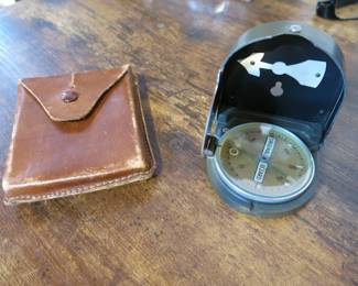 WWII French Export "Bezard" Military Compass with Case