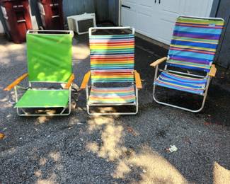 Beach chairs