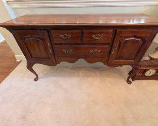 Thomasville Queen Anne cherry sideboard