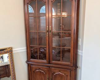 Thomasville corner China cabinet