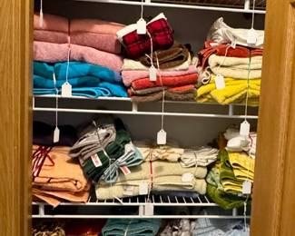 Towels, linens and bath rugs