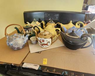 Vintage teapots 