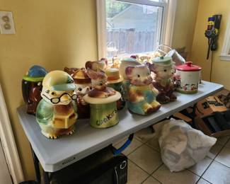 Antique cookie jars