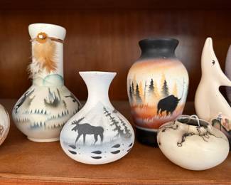 Native American Horse Hair pottery