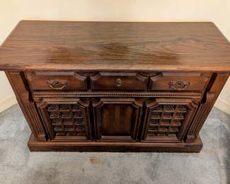 Morse Electrophonic Stereo - 1960's - $140. 42" wide, 16" deep, 27" tall.