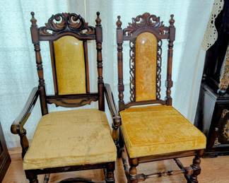 Mom and Pop chair $40 each (matches dining chairs - but these are sold separately.