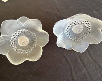 Lalique Crystal Glass Anemone Flora