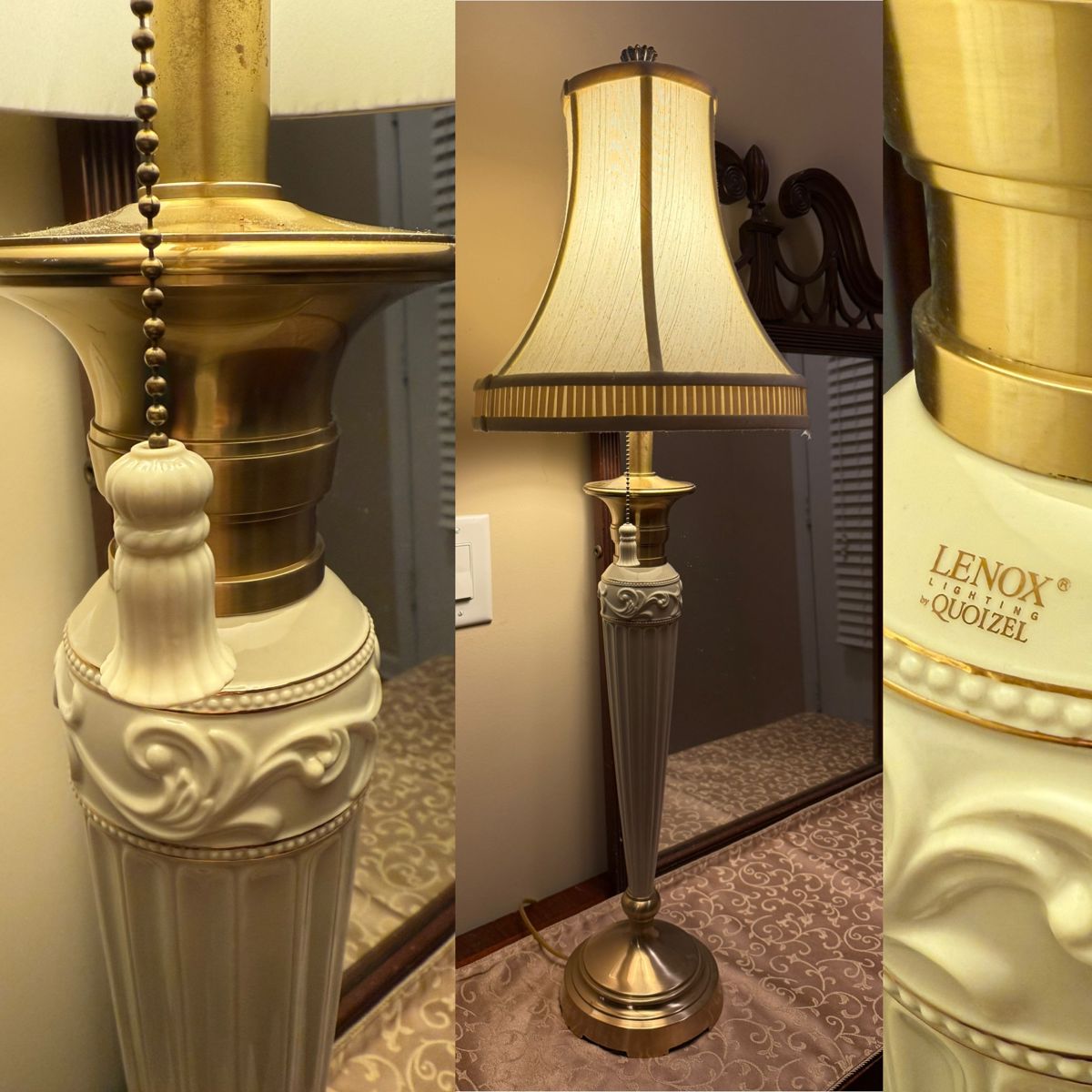 Lenox Lighting by Quoizel Porcelain Table Lamp