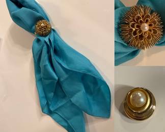 Vintage Scarf Clips