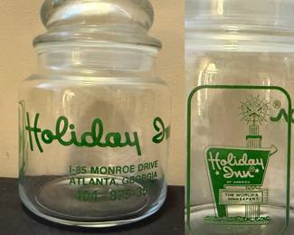 Vintage Holiday Inn Monroe Ga Candy Jar