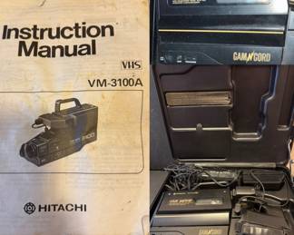 Hitachi VHS Cam Corder VM-3100A