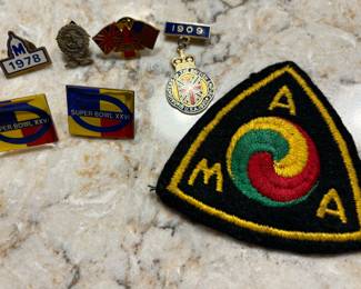 Pins and American Motorcycles Association Sew On Patch