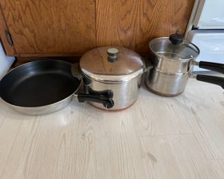 Revere Ware Pots and Pans