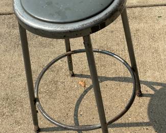Vintage industrial stool