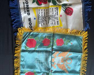 Vintage military pillow covers