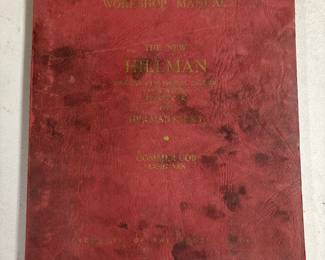 Hillman Workshop Manual 1960