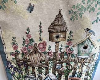 Birdhouse tapestry
