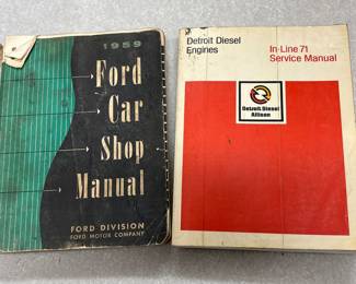 1959 Ford Shop Manual and Detroit Diesel Allison Service Manual 