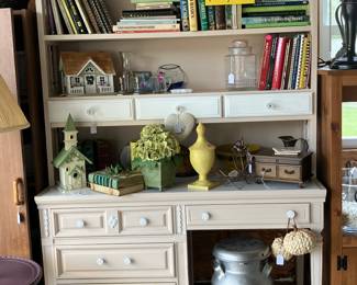 Painted china cabinet