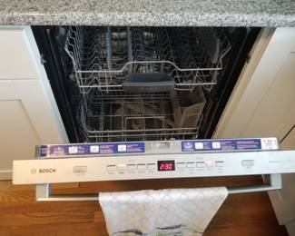 BOSCH dishwasher with stainless steel interior