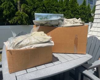 Glass floating shelves - new in box