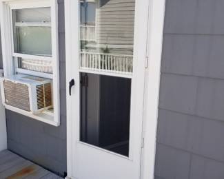 Entry door; storm door