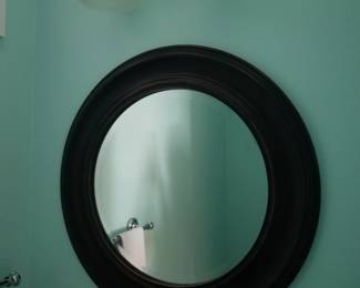 Mirror; vanity light