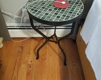 Tile-top accent table - two available