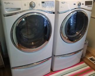 Whirlpool Duet washing machine & ELECTRIC dryer